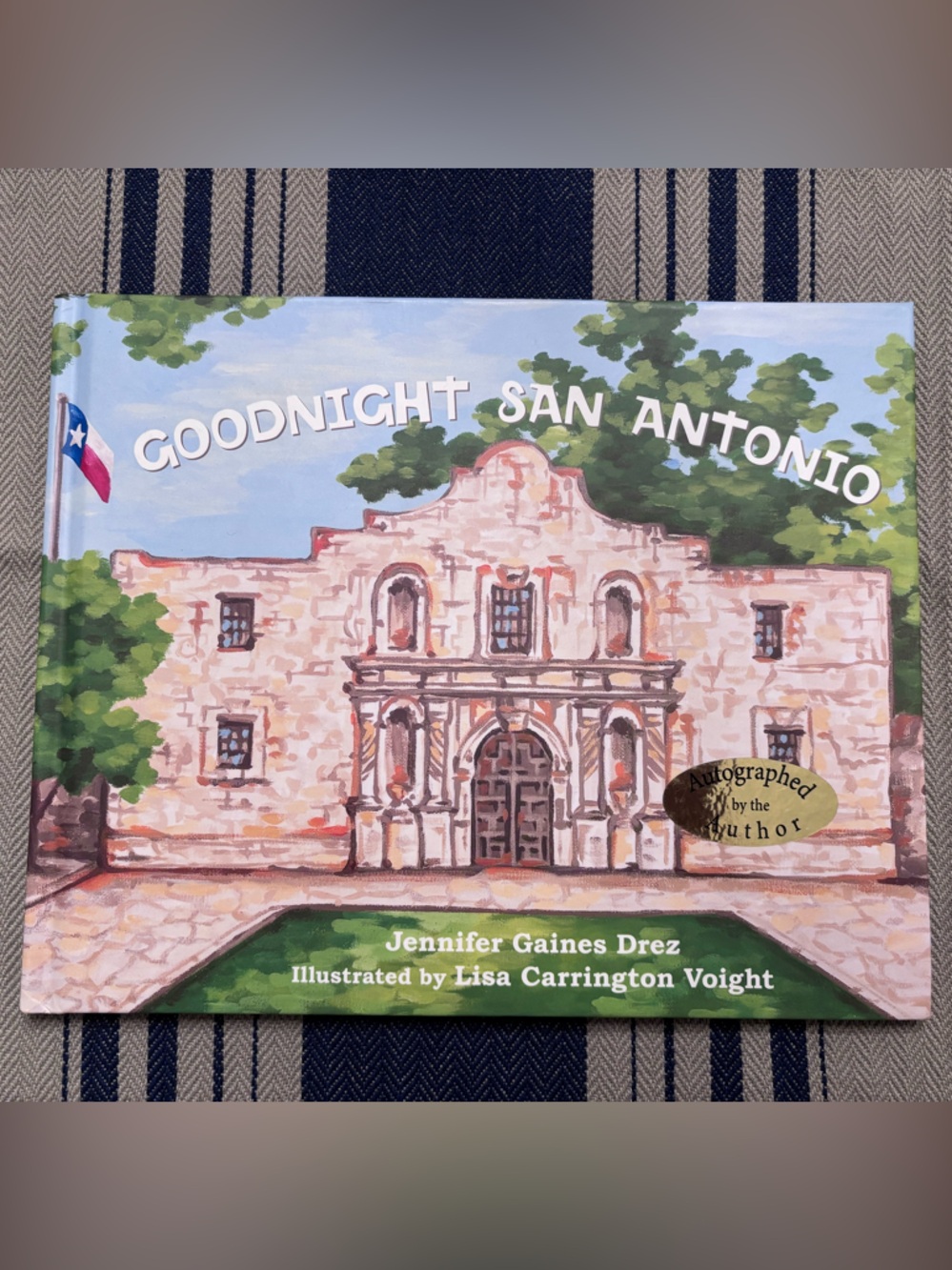 Goodnight San Antonio Illustrated Children's Picture Book - Signed Jennifer Diaz